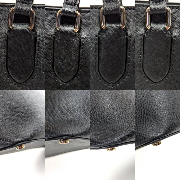 KATE SPADE Dally Laurel Way Saffiano Leather Zip Top Tote Black - Picture 9 of 15